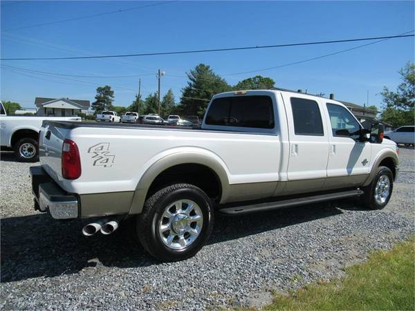2011 FORD F350 SUPER DUTY LARIAT, White APPLY ONLINE for sale in Summerfield, NC – photo 10
