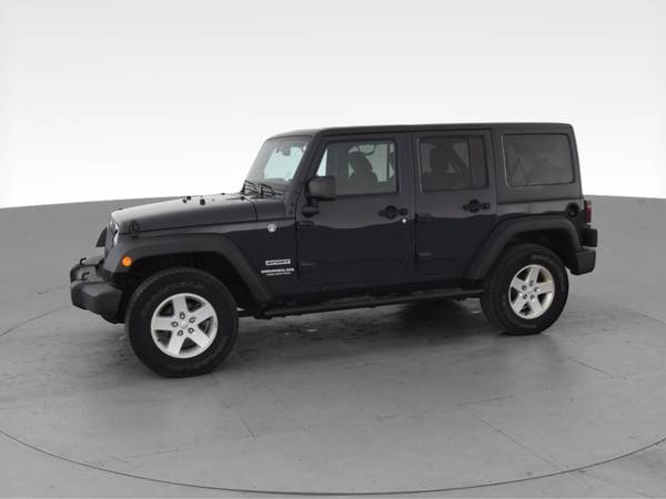 2017 Jeep Wrangler Unlimited Sport S Sport Utility 4D suv Black - -... for sale in Catskill, NY – photo 4
