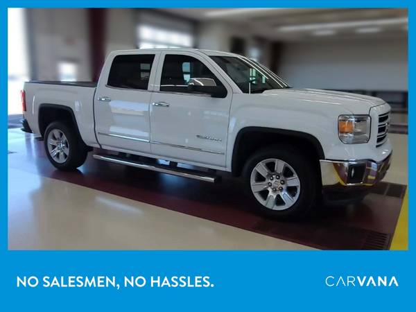 2014 GMC Sierra 1500 Crew Cab SLT Pickup 4D 5 3/4 ft pickup White for sale in South El Monte, CA – photo 11