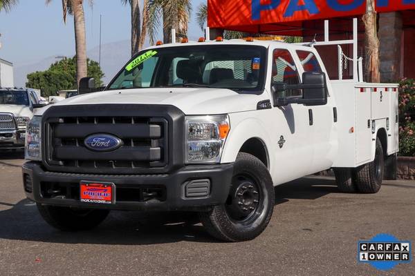 2014 Ford F-350 XL DRW Crew Cab Utility Truck Diesel RWD 35245 for sale in Fontana, CA – photo 3