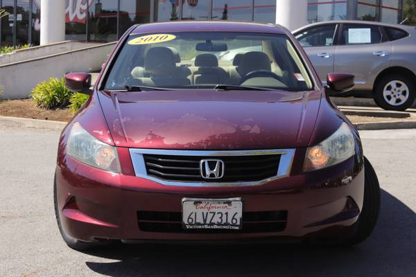 2010 Honda Accord LX Sedan sedan Red - - by dealer for sale in Colma, CA – photo 2
