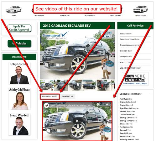 🚨 2012 Cadillac Escalade ESV 🚨 - 🎥 See Video Of This Ride! for sale in El Dorado, AR – photo 2