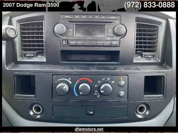 2007 Dodge Ram 3500 2WD Quad Cab SRW ST Diesel - cars & trucks - by... for sale in Lewisville, TX – photo 18
