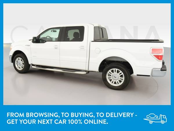 2014 Ford F150 SuperCrew Cab Lariat Pickup 4D 5 1/2 ft pickup White for sale in Albuquerque, NM – photo 5