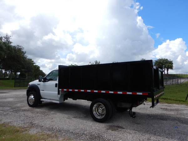 2007 Ford F450 Dump Truck 71k Low Miles Diesel 1 Owner FL Super Duty for sale in Royal Palm Beach, FL – photo 4