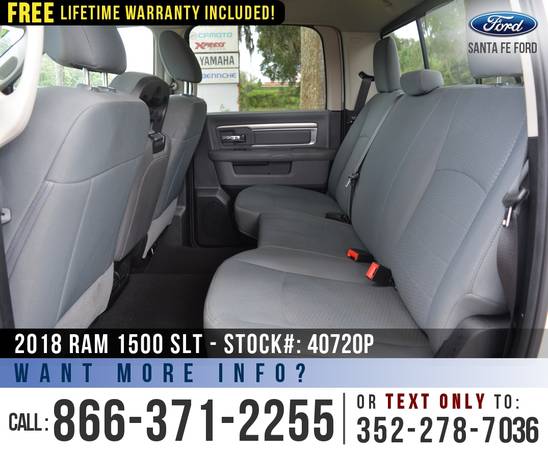 2018 RAM 1500 SLT 4WD *** Tinted Windows, SiriusXM, Camera *** -... for sale in Alachua, FL – photo 16
