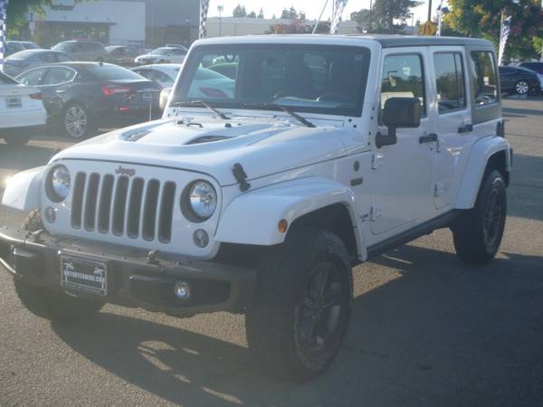 2016 Jeep Wrangler Unlimited Sahara 4WD White GOOD OR BAD CREDIT! for sale in Hayward, CA – photo 3