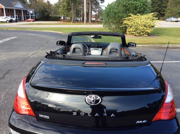 2008 Toyota Solara SLE Convertible Black Great condition - cars &... for sale in Myrtle Beach, SC – photo 19