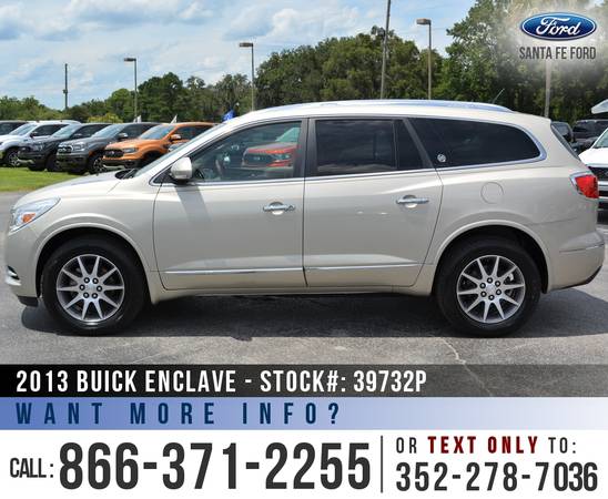 2013 BUICK ENCLAVE SUV *** Remote Start, Homelink, Leather Seats *** for sale in Alachua, FL – photo 4