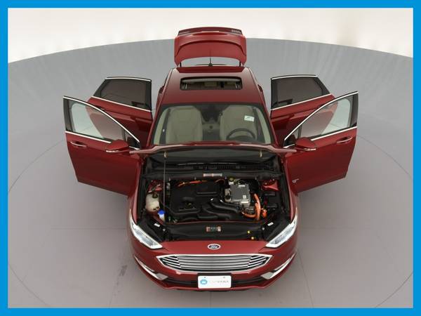 2017 Ford Fusion Energi Plug-In Hybrid Titanium Sedan 4D sedan Red for sale in Manhattan Beach, CA – photo 22
