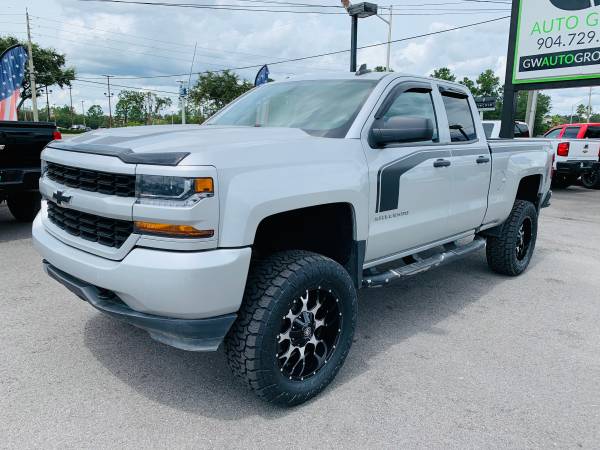 2017 Lifted Chevrolet Silverado 1500 CUSTOM Double Cab 4WD - cars &... for sale in Jacksonville, FL – photo 3