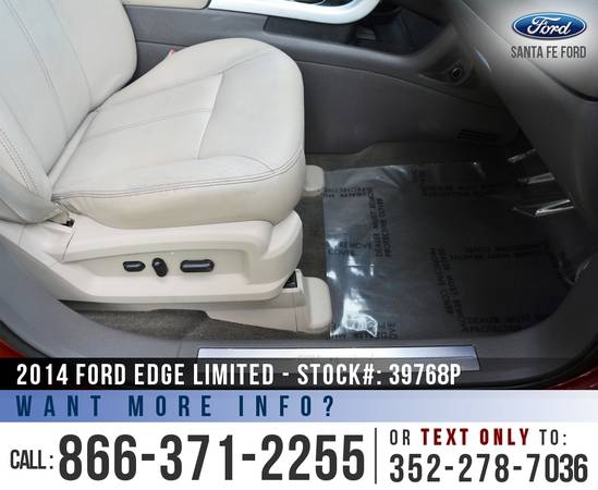 *** 2014 FORD EDGE LIMITED SUV *** Cruise - Leather Seats - SYNC for sale in Alachua, FL – photo 24