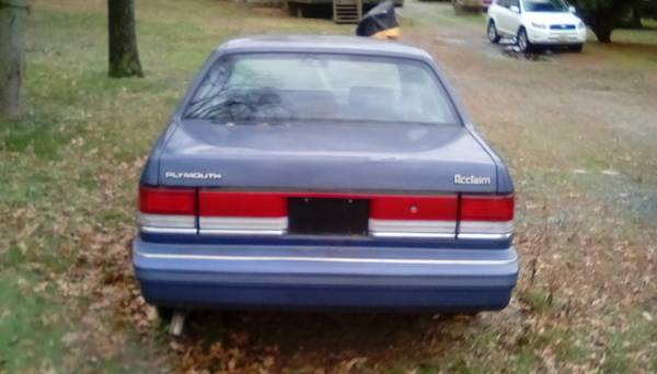 1992 Plymouth Acclaim - cars & trucks - by owner - vehicle... for sale in Barrington, NJ – photo 6