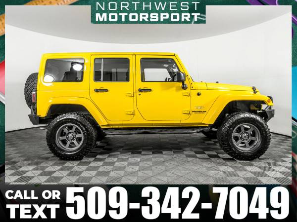 Lifted 2015 *Jeep Wrangler* Unlimited Sahara 4x4 for sale in Spokane Valley, WA – photo 4