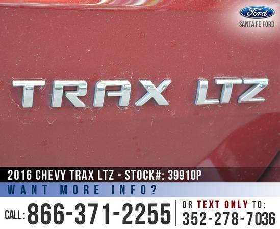 2016 CHEVY TRAX LTZ *** Cruise, Onstar, Leather Seats, BOSE Audio*** for sale in Alachua, FL – photo 9