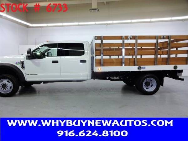 2019 Ford F550 4x4 Diesel Crew Cab XLT 12ft Stake Bed Only for sale in Rocklin, OR