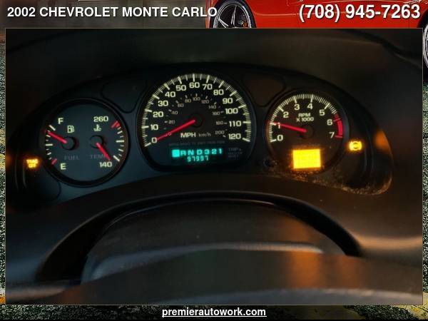 2002 CHEVROLET MONTE CARLO LS - cars & trucks - by dealer - vehicle... for sale in Alsip, IL – photo 18