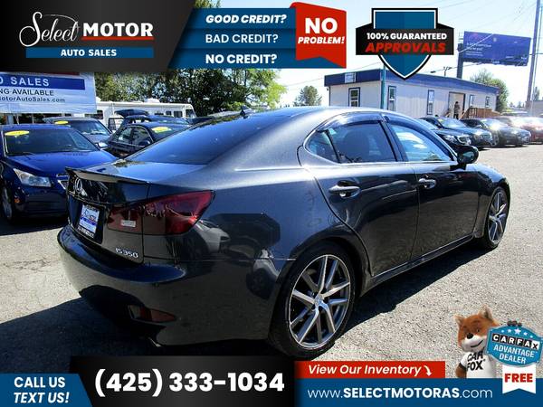 2007 Lexus IS 350 BaseSedan FOR ONLY $210/mo! - cars & trucks - by... for sale in Lynnwood, WA – photo 3