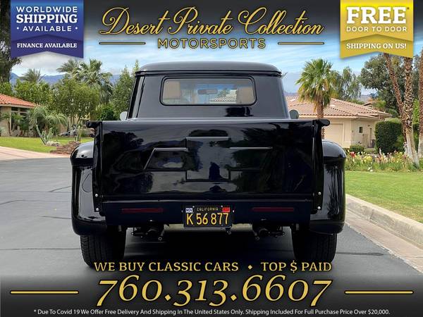 1955 Chevrolet 3100 short bed step side AC Resto Mod Pickup LOADED for sale in Palm Desert, NY – photo 8