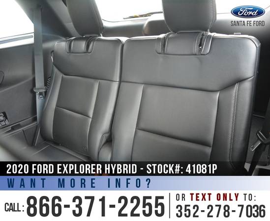2020 FORD EXPLORER HYBRID LIMITED Leather, 3rd Row, Bluetooth for sale in Alachua, FL – photo 19