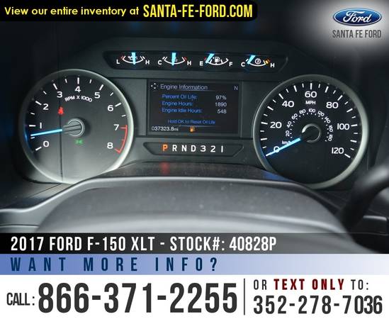2017 FORD F150 XLT 4WD Cruise Control, SYNC, Tonneau Cover for sale in Alachua, FL – photo 11