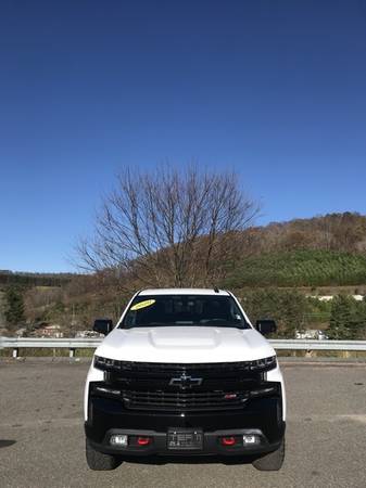 2020 Chevy Chevrolet Silverado 1500 LT Trail Boss pickup White -... for sale in Boone, NC – photo 3
