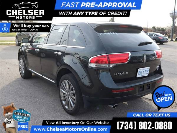 $302/mo - 2015 Lincoln MKX Elite AWD - Easy Financing! - cars &... for sale in Chelsea, MI – photo 4