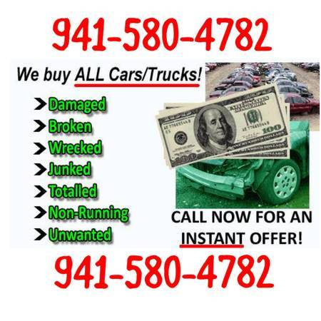 GUARANTEED HIGHEST PRICES FOR JUNK,UNWANTED,WRECKED CAR,TRUCK $$$ &... for sale in Sarasota, FL – photo 2