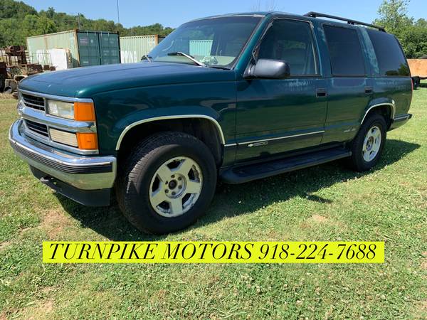 1997 4x4 Cevy Tahoe - cars & trucks - by dealer - vehicle automotive... for sale in Sapulpa, OK – photo 4