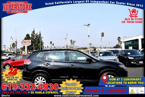 2016 NISSAN ROGUE S SUV-EZ FINANCING-LOW DOWN! - cars & trucks - by... for sale in El Cajon, CA – photo 11