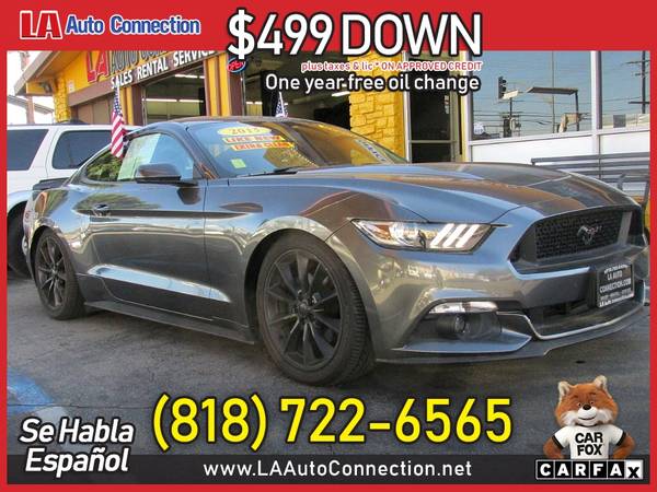2015 Ford Mustang EcoBoost Premium FOR ONLY - - by for sale in Van Nuys, CA – photo 4