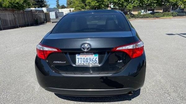 2016 Toyota Corolla LE sedan Black - - by dealer for sale in Palo Alto, CA – photo 6