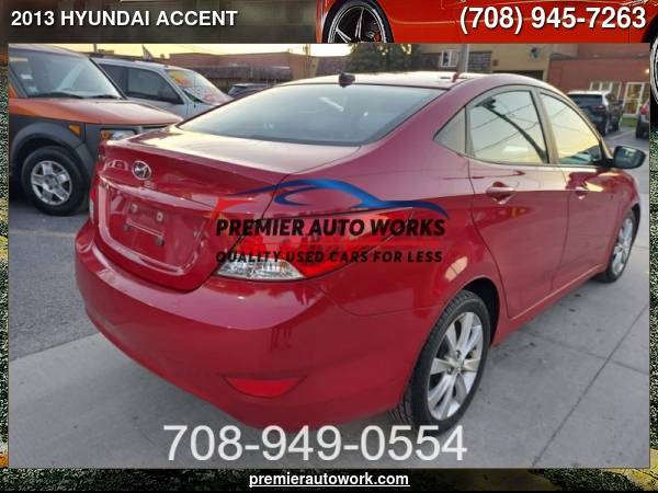 2013 HYUNDAI ACCENT GLS - cars & trucks - by dealer - vehicle... for sale in Alsip, IL – photo 4