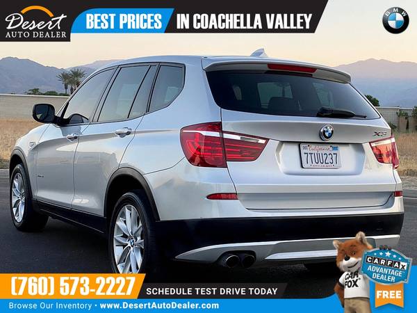PRICE BREAK on this 2013 BMW X3 xDrive28i AWD 75,000 MILES xDrive28i... for sale in Palm Desert , CA – photo 3