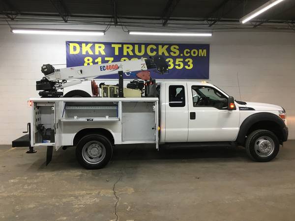 2014 Ford F-450 Super Cab 4X4 V10 Utility Bed Service Body W/Crane for sale in Other, AL – photo 10