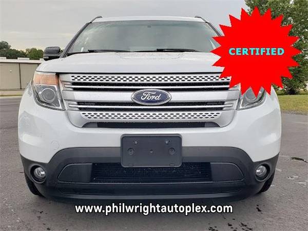 2015 Ford Explorer SUV XLT - White for sale in Russellville, AR – photo 14