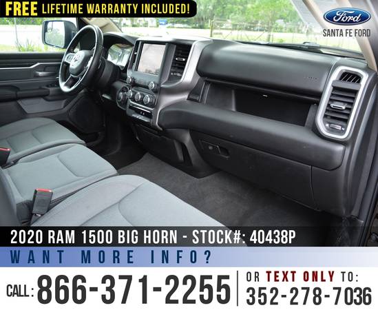 2020 Ram 1500 Big Horn 4WD Homelink, Camera, Cruise Control for sale in Alachua, AL – photo 17