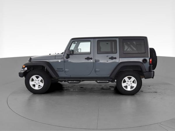 2015 Jeep Wrangler Unlimited Sport S SUV 4D suv Gray - FINANCE... for sale in New Haven, CT – photo 5
