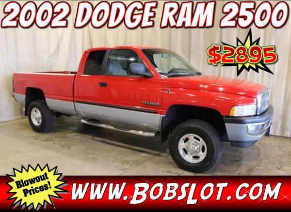 2002 Dodge Ram 2500 Pickup Truck 4x4 Diesel Extended Cab - cars & for sale in Chicago, IL
