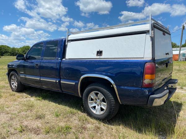 2000 Chevy Silverado extended cab with topper - - by for sale in Punta Gorda, FL – photo 3