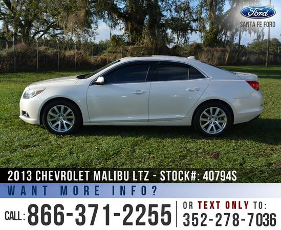 *** 2013 Chevrolet Malibu LTZ *** Remote Start - Camera - Sunroof -... for sale in Alachua, FL – photo 4