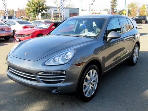 2014 Porsche Cayenne AWD 4dr Platinum Edition Gray GOOD OR BAD... for sale in Hayward, CA – photo 3