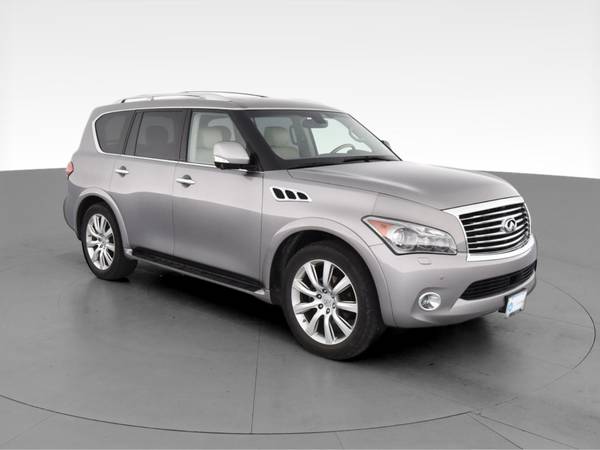 2012 INFINITI QX QX56 Sport Utility 4D suv Silver - FINANCE ONLINE -... for sale in Washington, District Of Columbia – photo 15