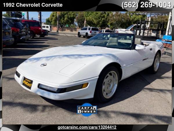 1992 Chevrolet Corvette 2dr Convertible - cars & trucks - by dealer... for sale in Bellflower, CA – photo 4