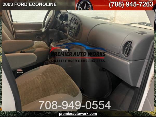 2003 FORD ECONOLINE E150 VAN - cars & trucks - by dealer - vehicle... for sale in Alsip, IL – photo 10