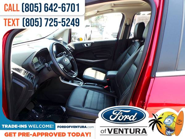 317/mo - 2019 Ford EcoSport Titanium - - by dealer for sale in Ventura, CA – photo 9
