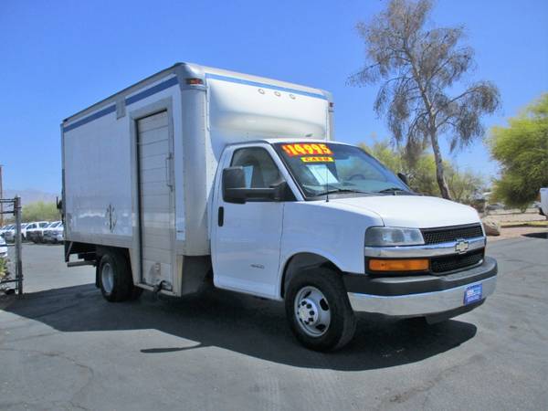 2012 Chevrolet Express Commercial Cutaway Van Box Truck with side for sale in Tucson, NM – photo 3