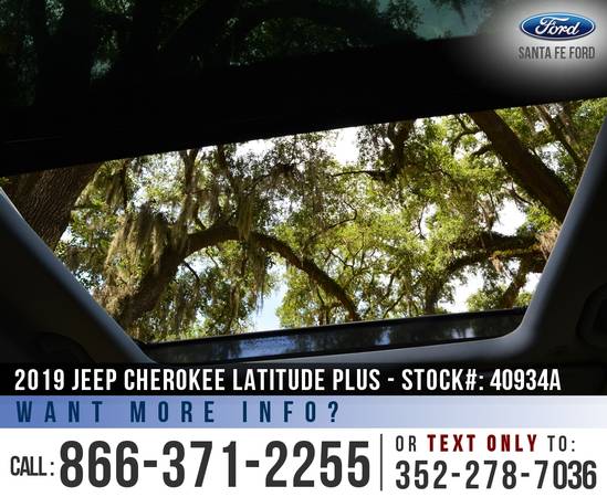 2019 Jeep Cherokee Latitude Plus SiriusXM - Cruise - Leather for sale in Alachua, FL – photo 17