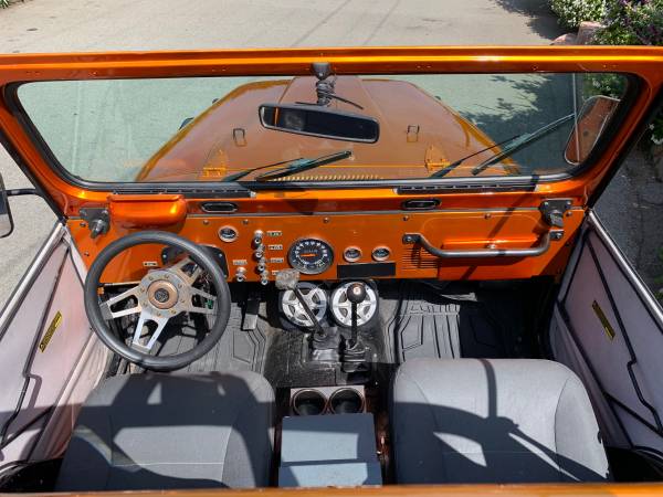 1980 Jeep CJ 5 - 4X4 - great cond. custom orange/black for sale in Laguna Beach, CA – photo 23
