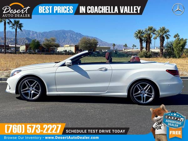 2017 Mercedes-Benz E 400 16,000 miles LIKE NEW 1 OWNER Convertible w... for sale in Palm Desert , CA – photo 7